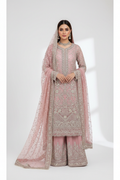 Blush Pink Embroidered Bridal Suit - KADZE Bridals Edit 2026