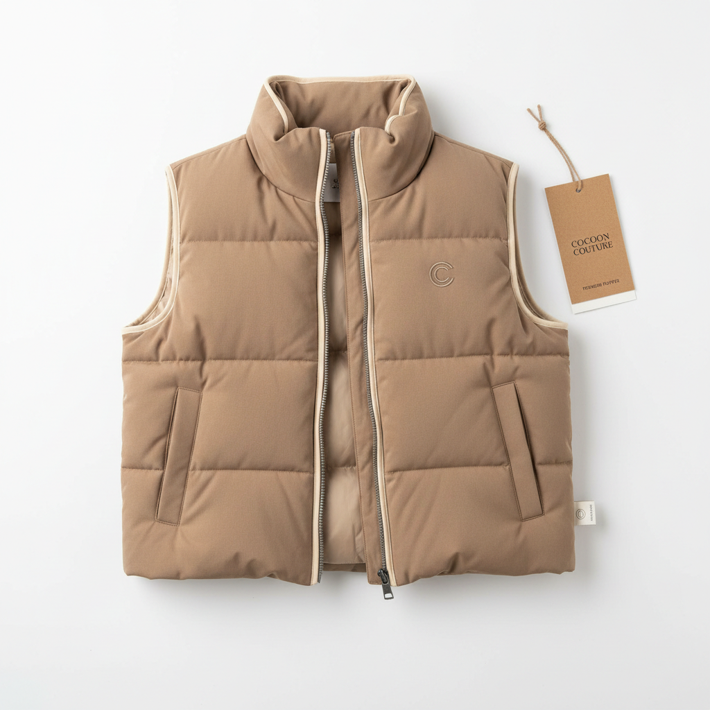 KADZE Puffer Vest - Premium women's puffer vest